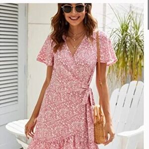 Naggoo Wrap Ruffle Dress s2.